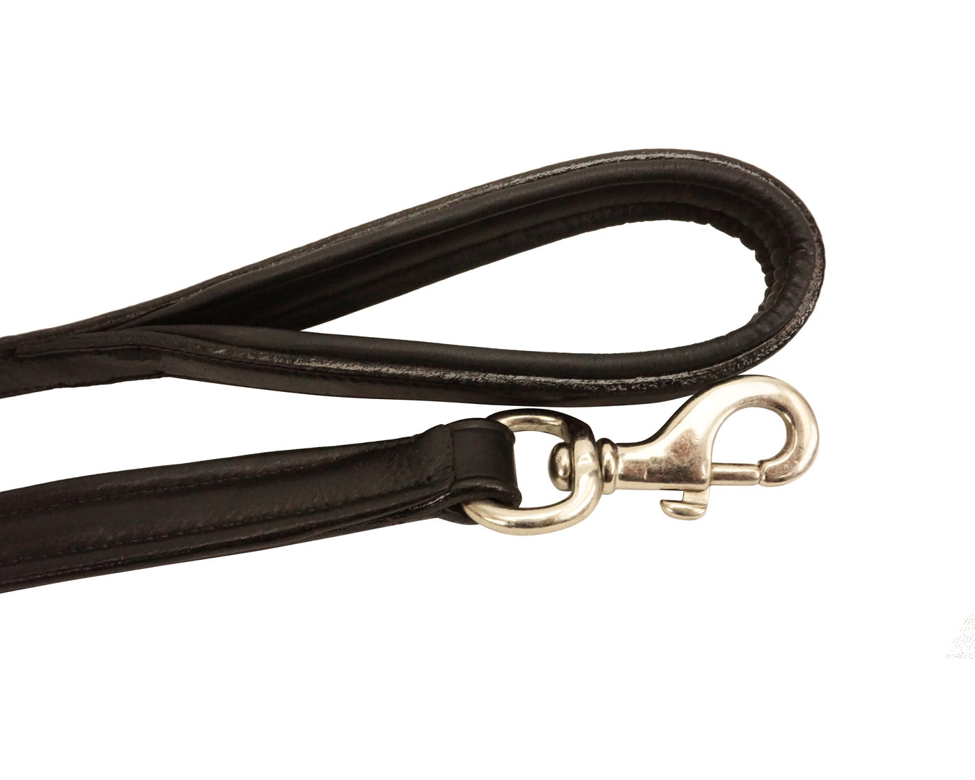Derby Dog Designer Series Leash with Padded Handle and Diamond Shaped Studs USA Leather