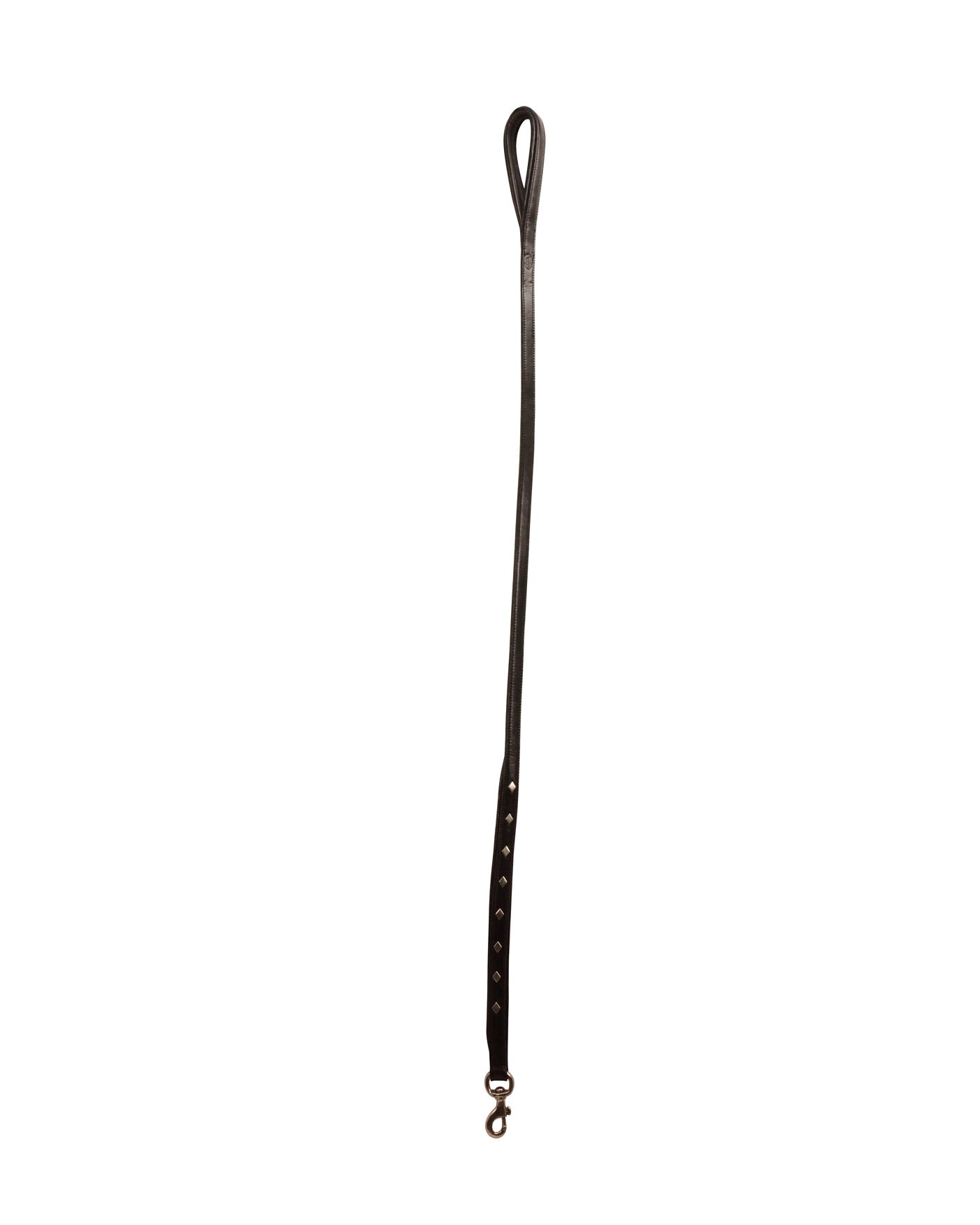 Derby Dog Designer Series Leash with Padded Handle and Diamond Shaped Studs USA Leather