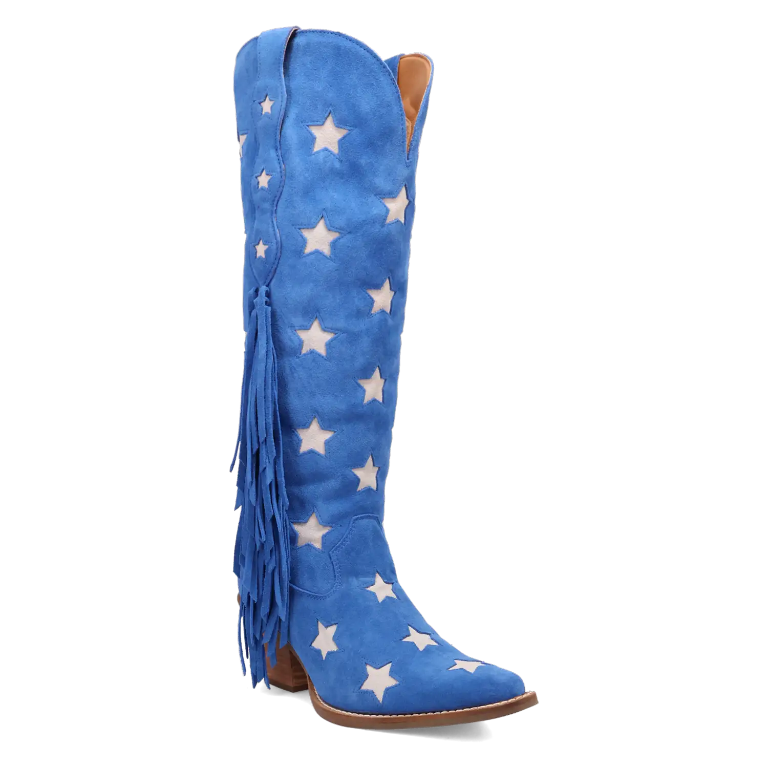 Dingo Super Star - Women's Suede Leather Cowgirl Boots