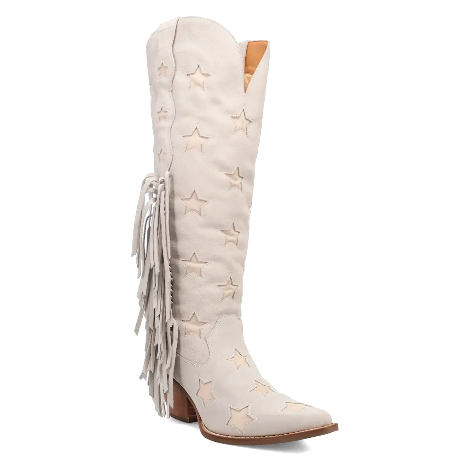 Dingo Super Star - Women's Suede Leather Cowgirl Boots