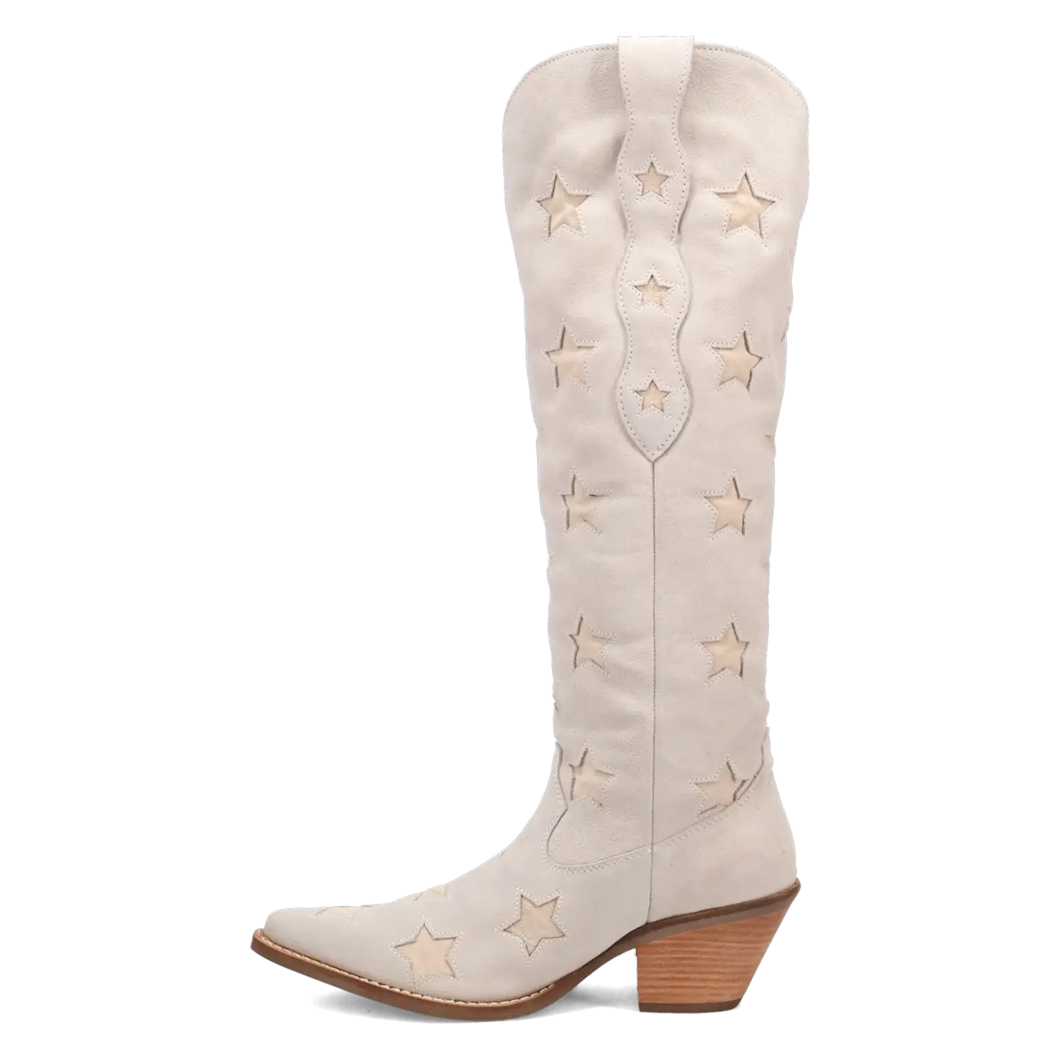 Dingo Super Star - Women's Suede Leather Cowgirl Boots