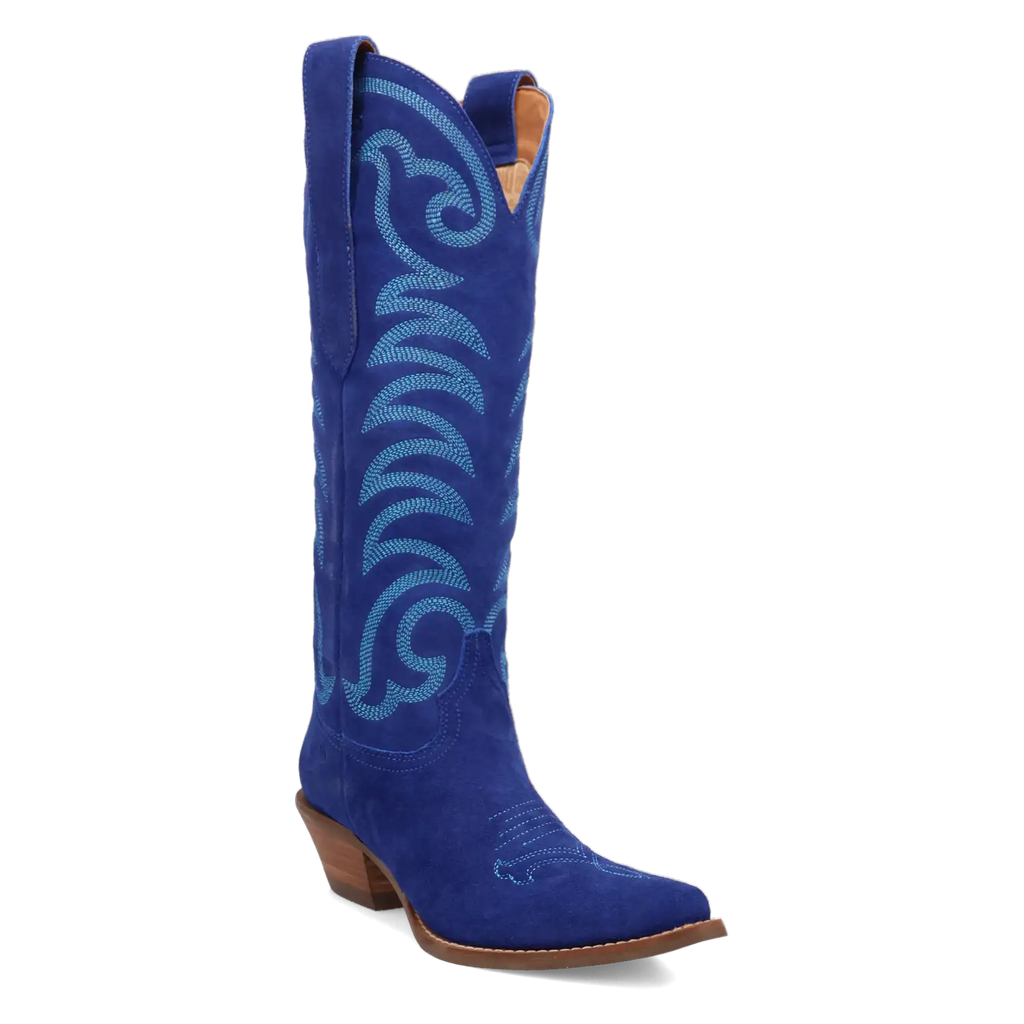 Dingo Movin' On - Women's Suede Leather Cowgirl Boots