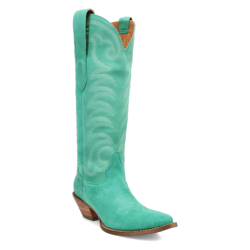 Dingo Movin' On - Women's Suede Leather Cowgirl Boots