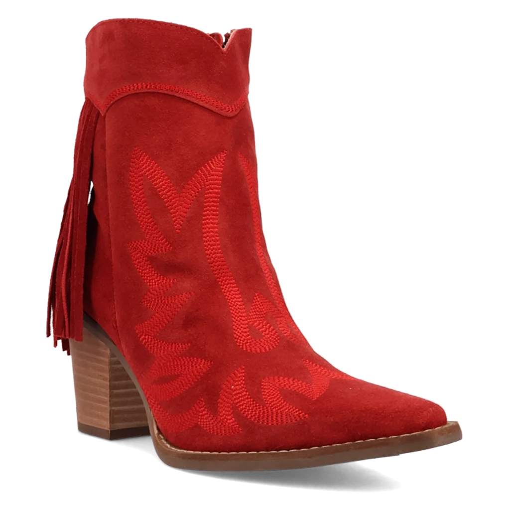 Dingo Wild Sage - Women's Suede Leather Booties
