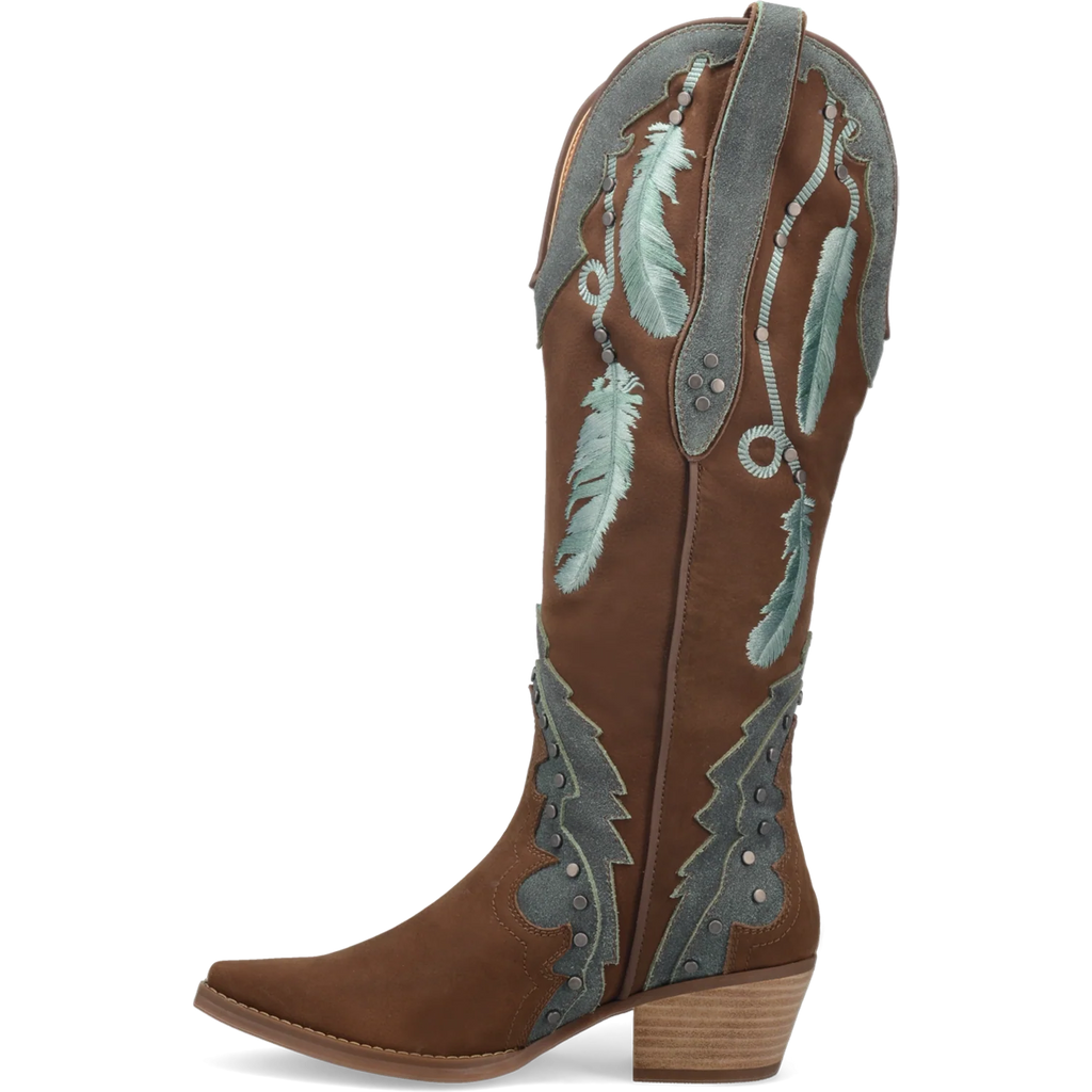 Dingo Dream Catcher - Womens Suede Leather Cowboy Boots