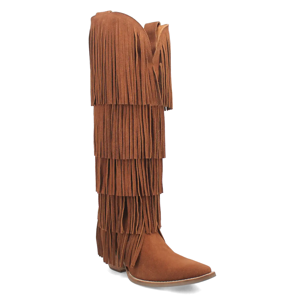 Dingo Wild Child - Women's Suede Leather Cowgirl Boots