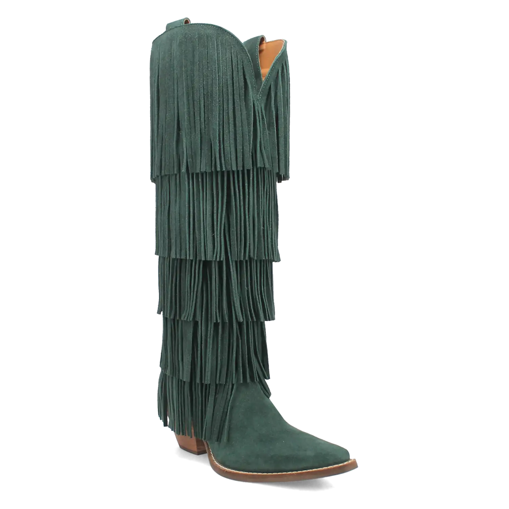 Dingo Wild Child - Women's Suede Leather Cowgirl Boots