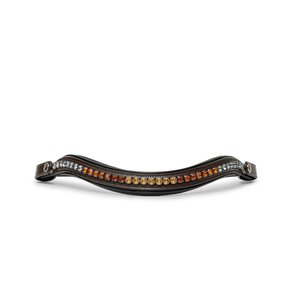 The Sarah - Maple Brown Leather Double