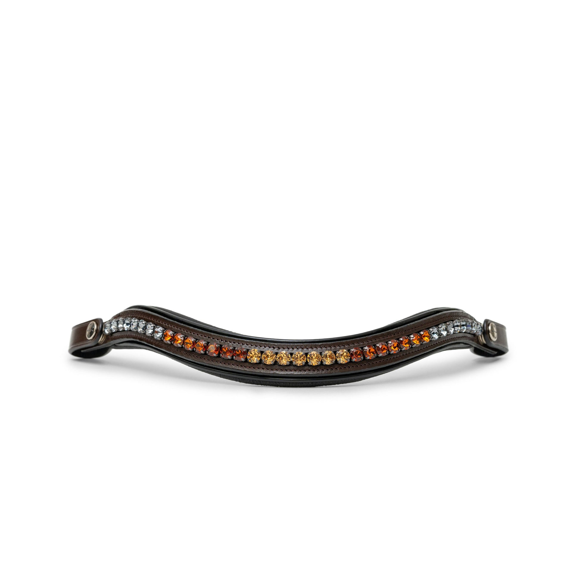 The Sarah - Maple Brown Leather Double