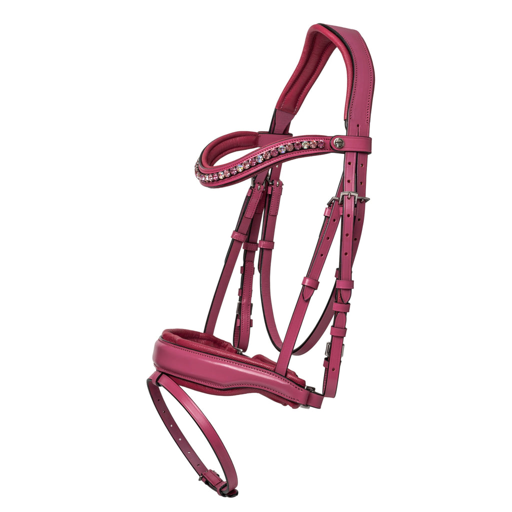 The Barbie Pink Leather Snaffle Bridle