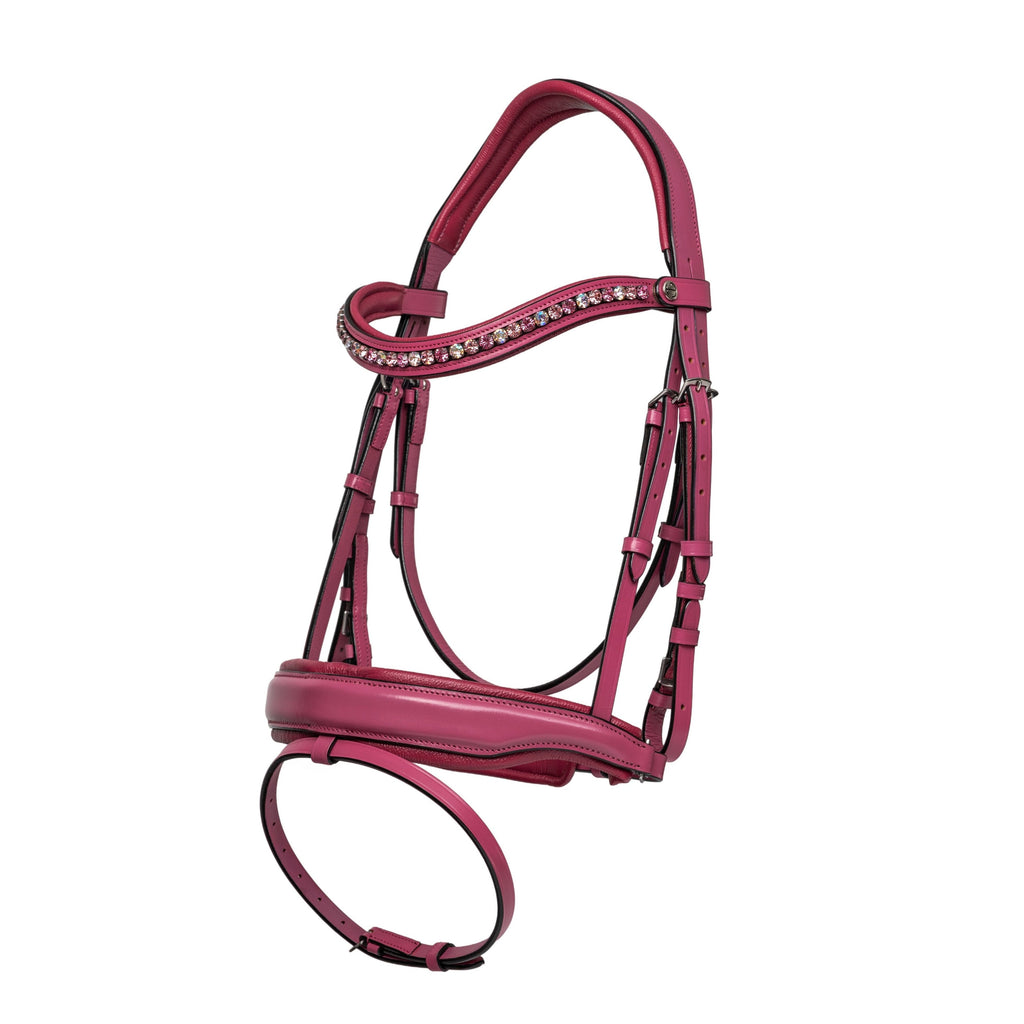 The Barbie Pink Leather Snaffle Bridle