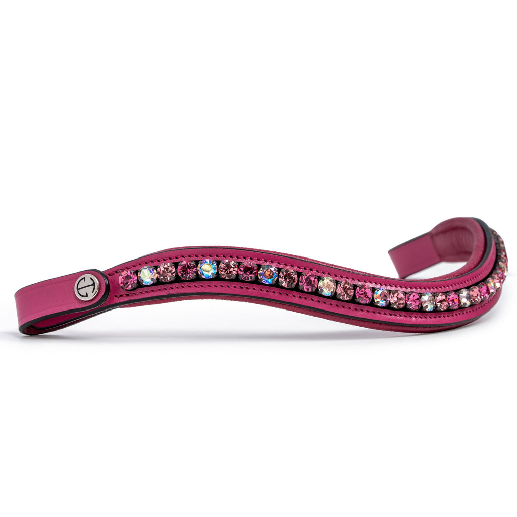 The Barbie Pink Leather Snaffle Bridle