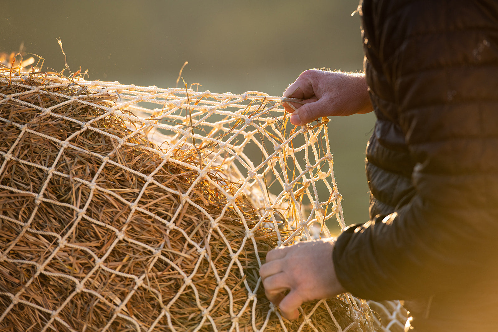 Heavy Gauge Round Bale Hay Net