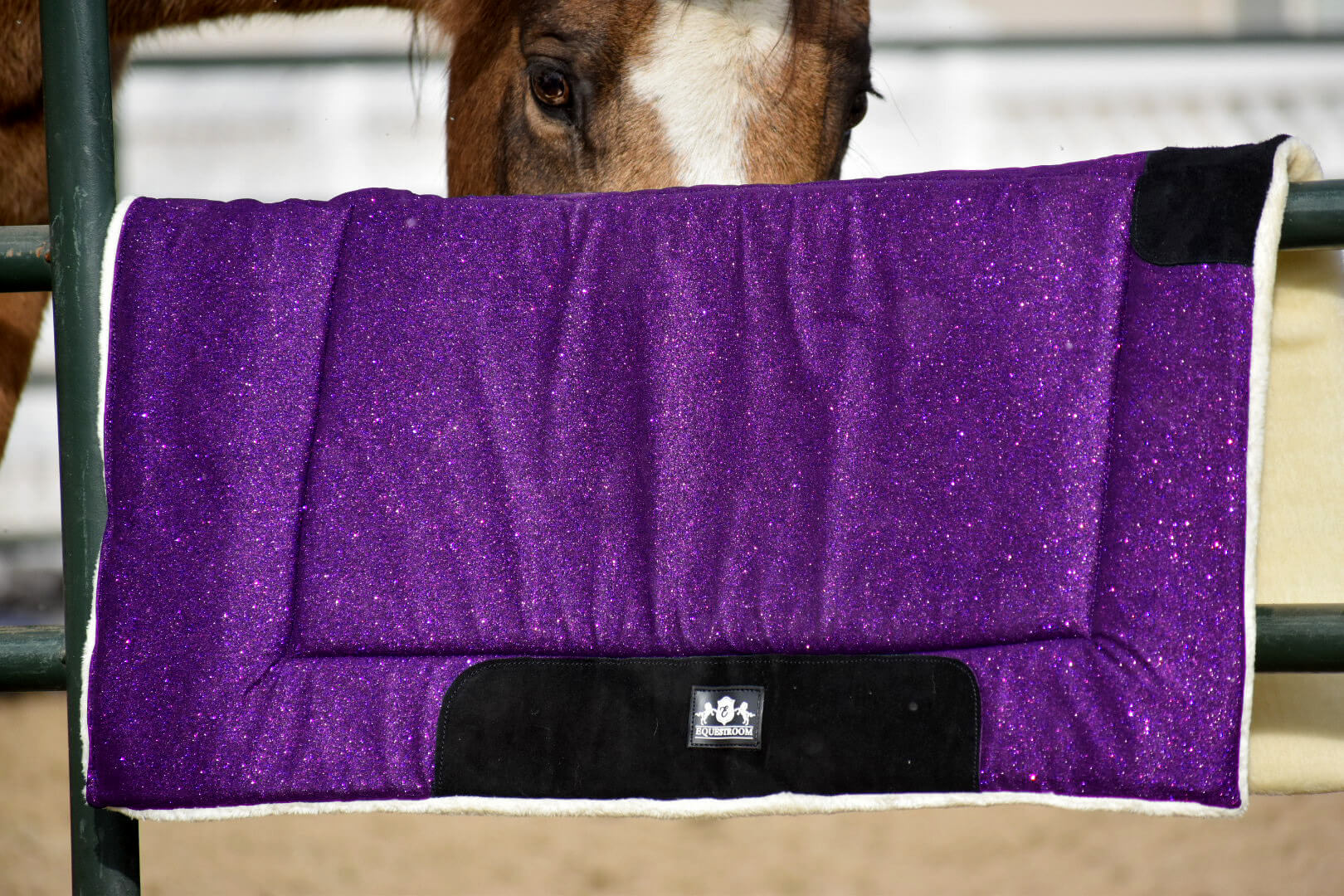 Purple Amethyst Western Saddle Pad