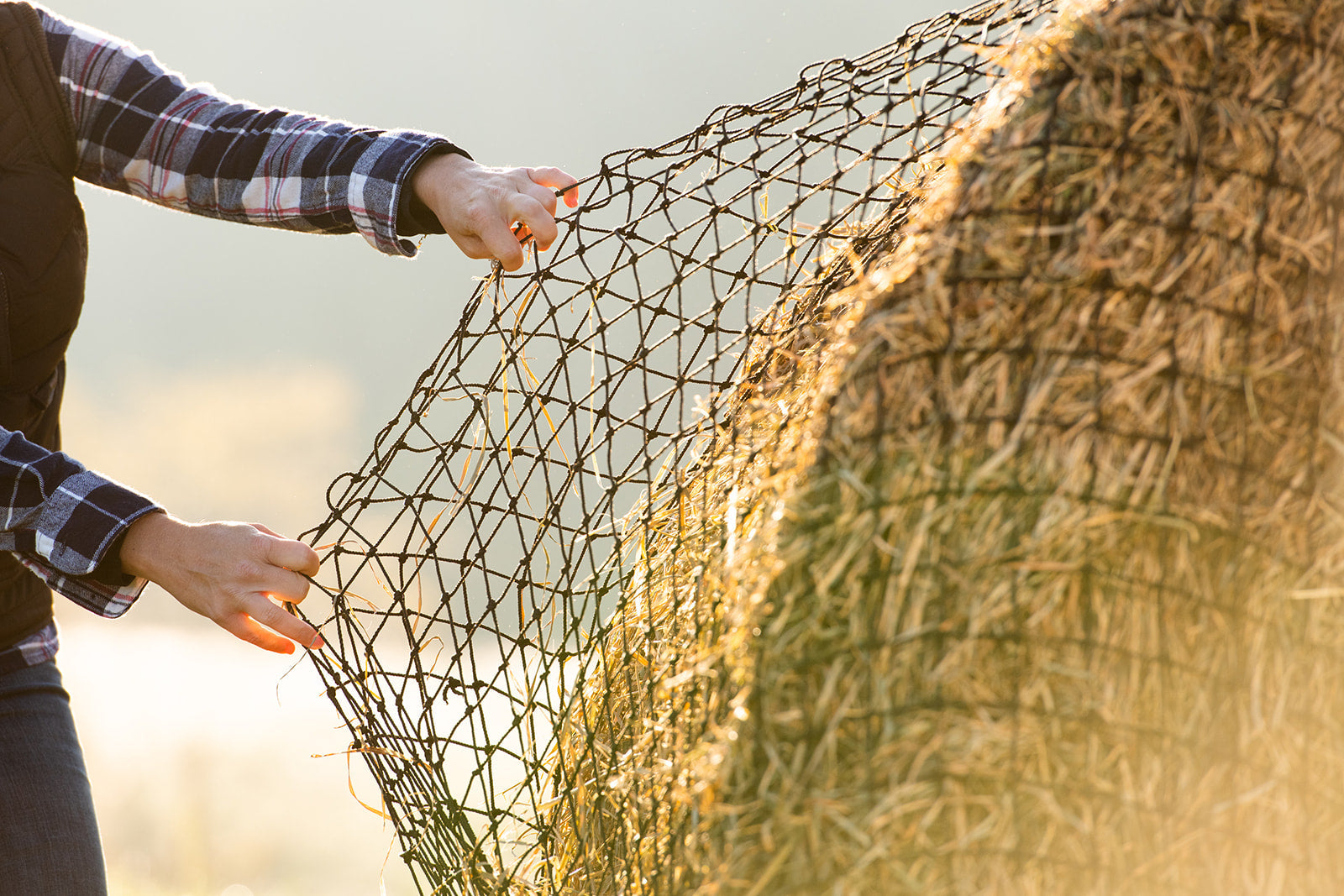 Round Bale Hay Net