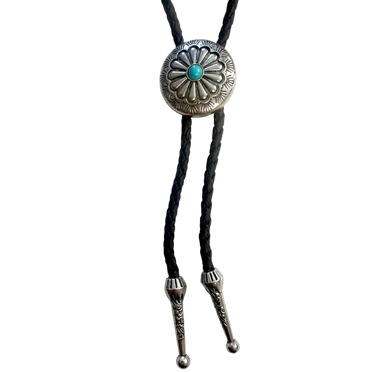 Deadwood Frontier Sun (Turquoise) - Bolo Tie