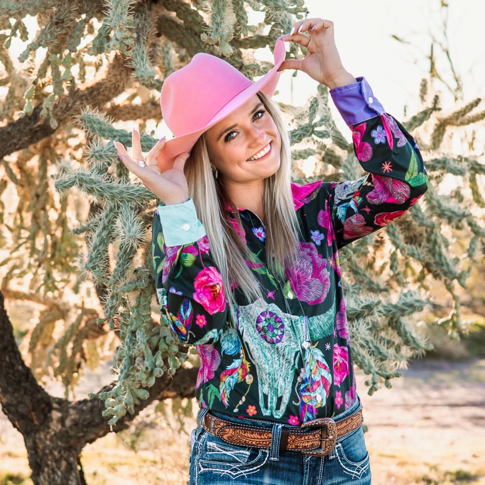 *LAST CHANCE* Desert Bloom Button Down