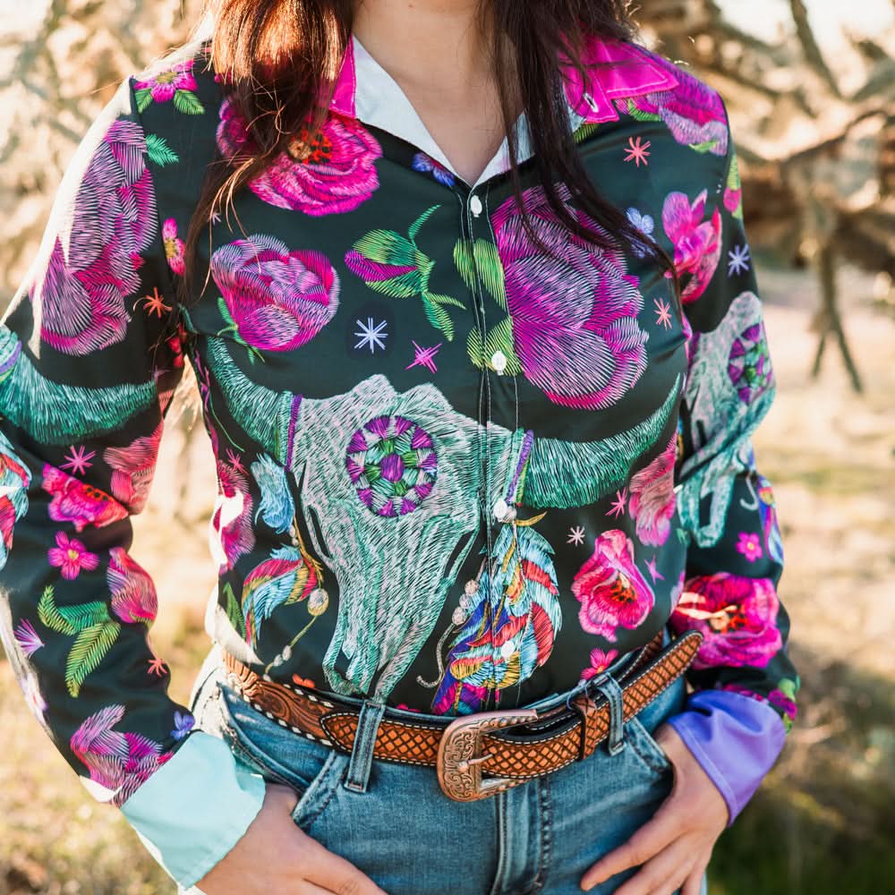 *LAST CHANCE* Desert Bloom Button Down