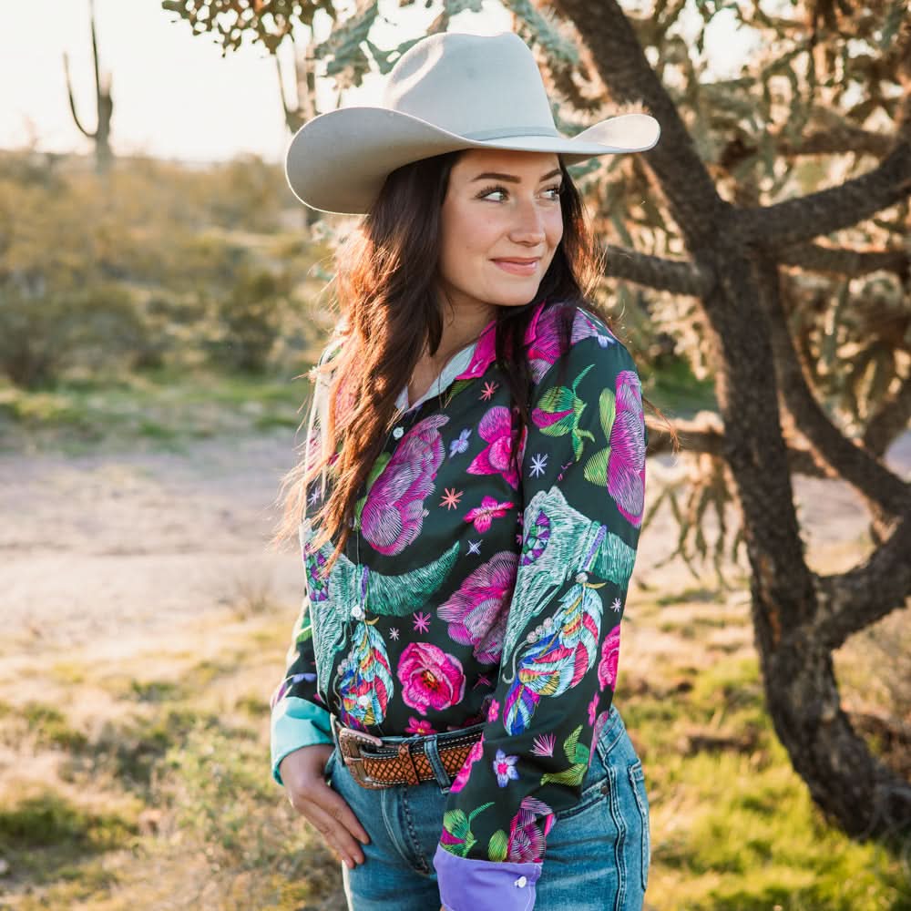 *LAST CHANCE* Desert Bloom Button Down