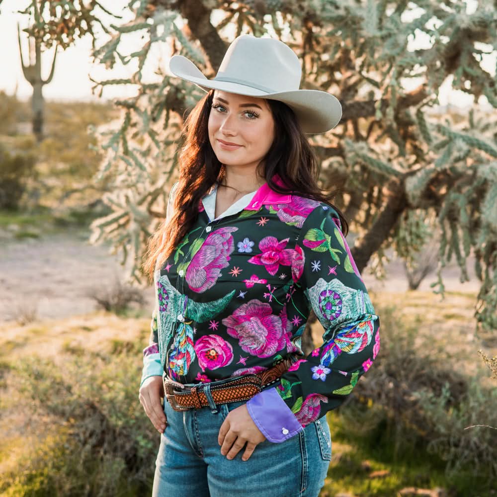 *LAST CHANCE* Desert Bloom Button Down