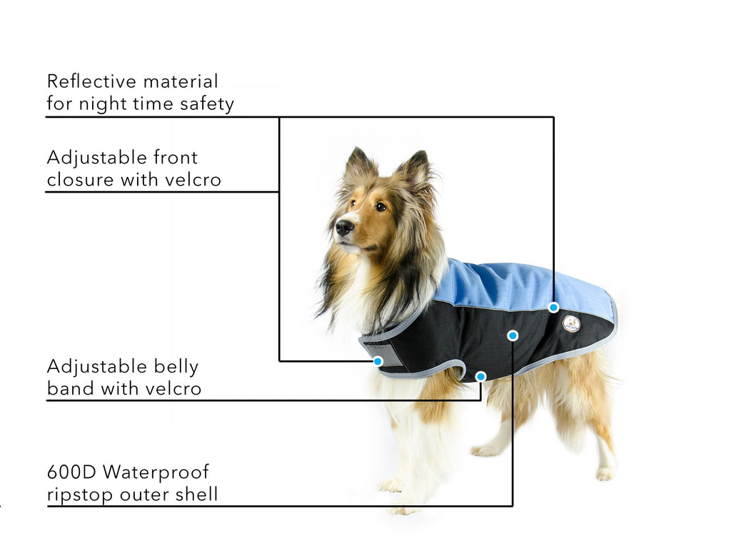 Derby Originals Comfort Fit Classic 600D Winter Dog Coat – 150g Insulated, Waterproof, Breathable Design with 6-Month Warranty