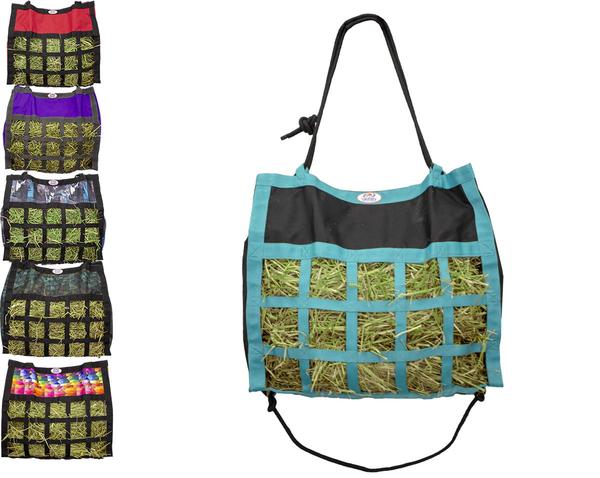Scratchless Slow Feeder Hay Bag – 3.5" x 3" Square Openings – Moderate Slow Feed | Super Tough Bottom – 6-Month Warranty