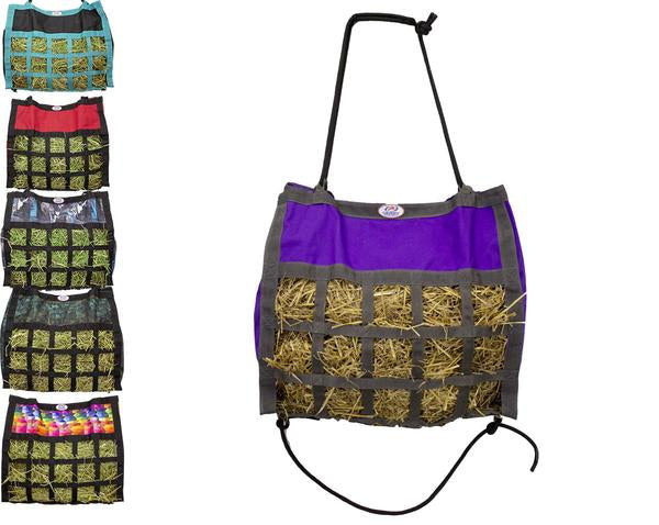Scratchless Slow Feeder Hay Bag – 3.5" x 3" Square Openings – Moderate Slow Feed | Super Tough Bottom – 6-Month Warranty