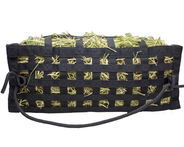 Scratchless Slow Feeder Hay Bag – 3.5" x 3" Square Openings – Moderate Slow Feed | Super Tough Bottom – 6-Month Warranty
