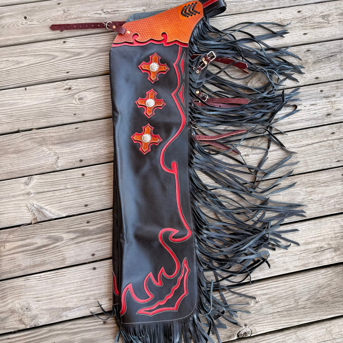 Adult Small Bull Riding Chaps