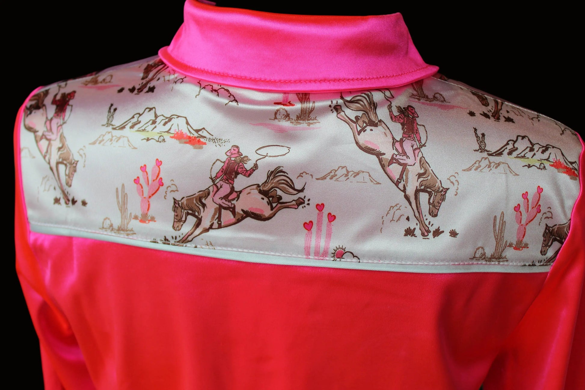 Let Er Buck Girls Luxury Western Pearl Snap Rodeo Shirt