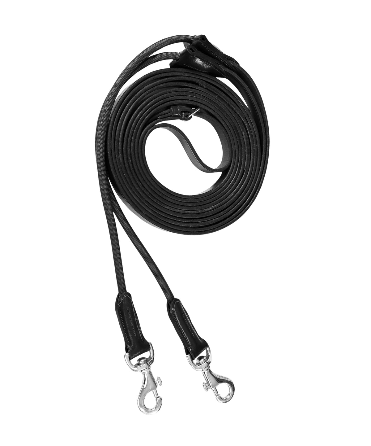 ExionPro Leather Draw Reins with Elastic