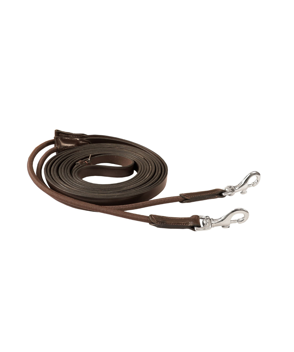 ExionPro Leather Draw Reins with Elastic