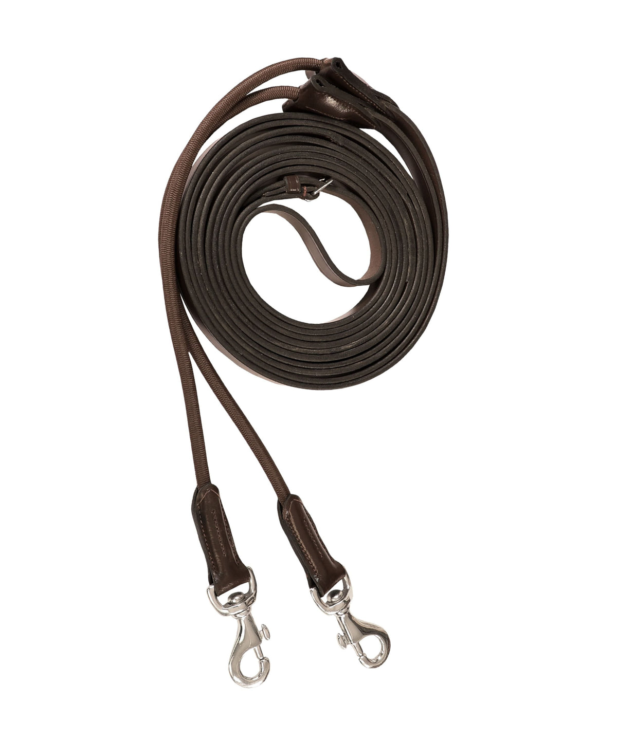 ExionPro Leather Draw Reins with Elastic