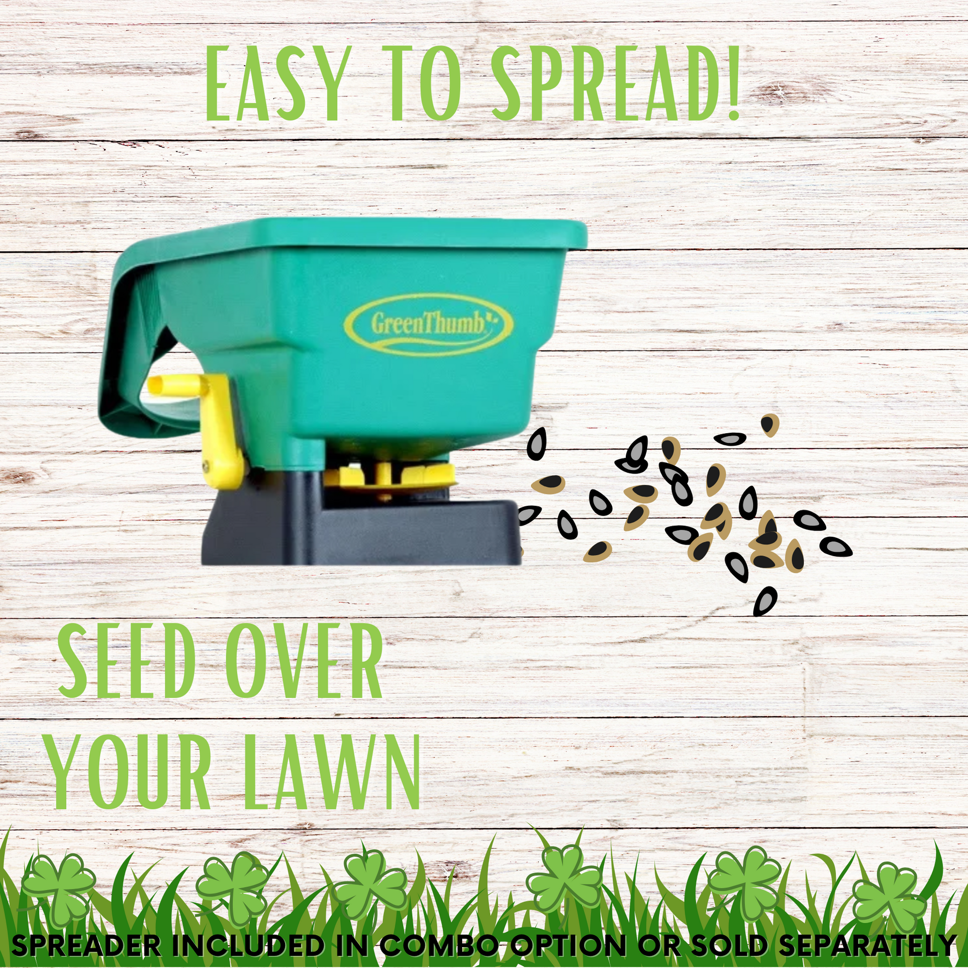 Micro Clover + Mow Less Grass Seed