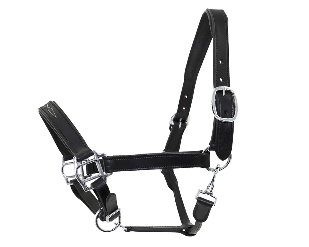 Eco Fancy Stitch Leather Halter