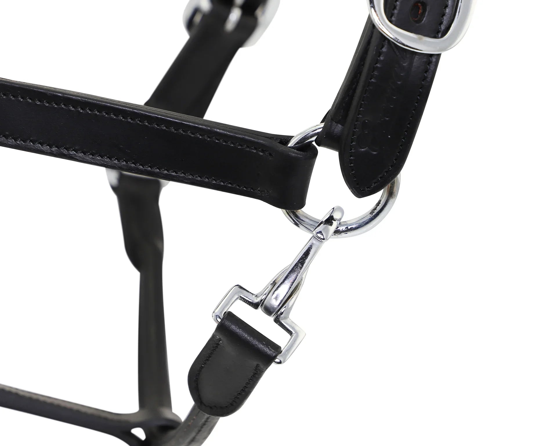 Eco Fancy Stitch Leather Halter
