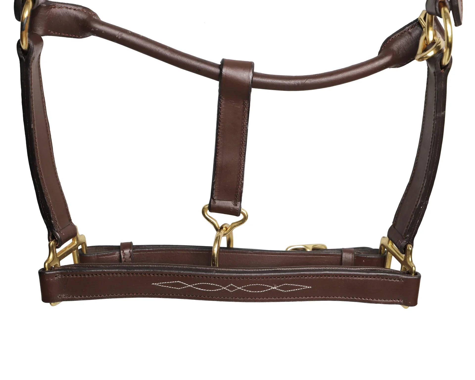 Eco Fancy Stitch Leather Halter