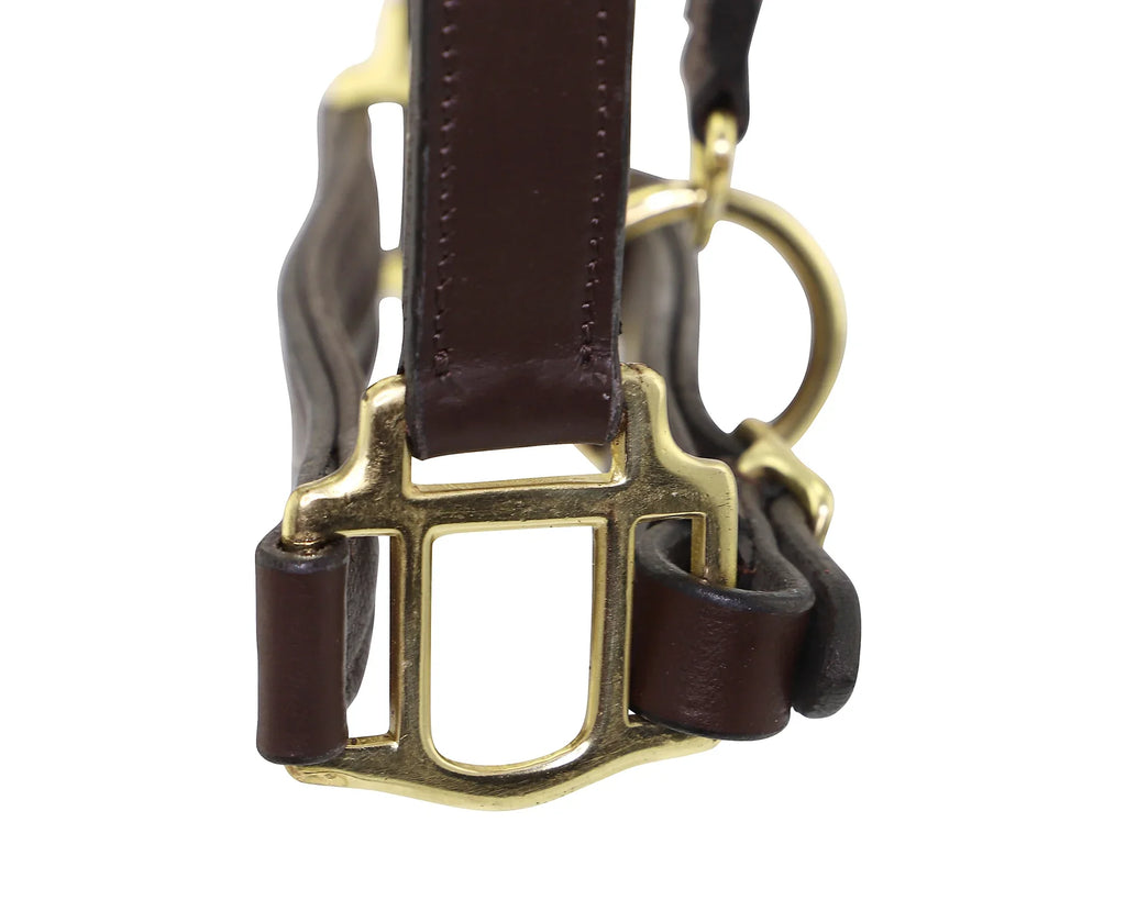 Eco Fancy Stitch Leather Halter