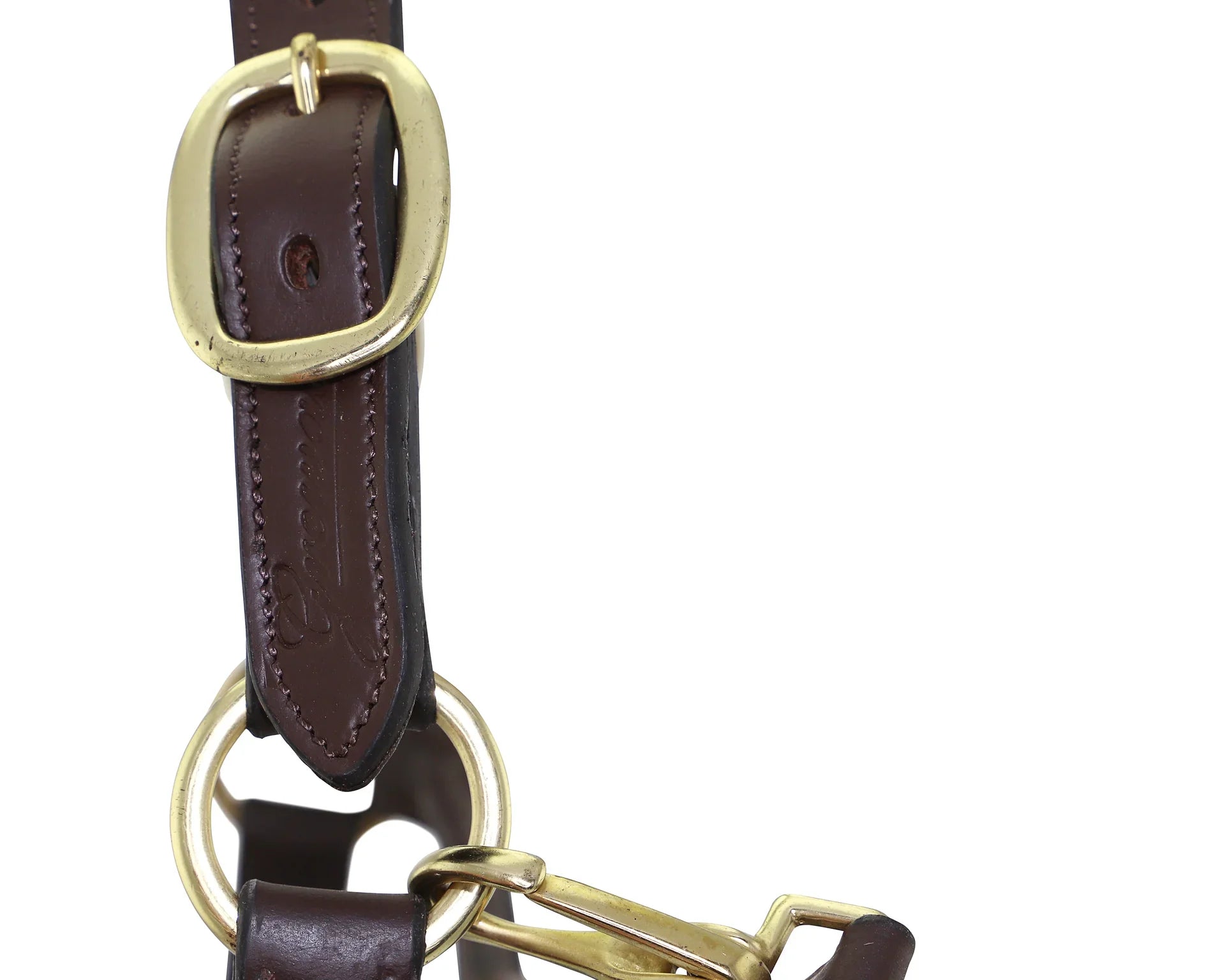 Eco Fancy Stitch Leather Halter