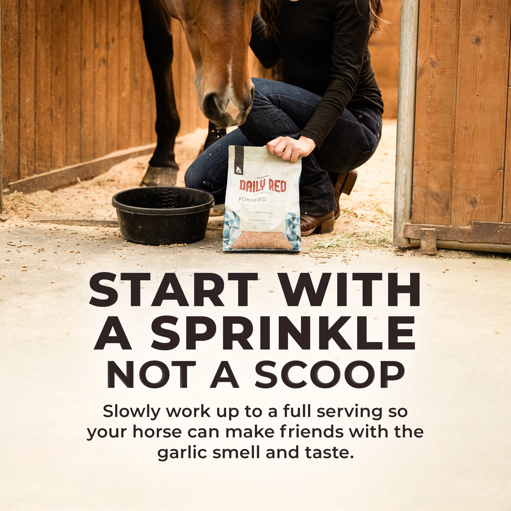 Daily Red® Fortified Garlic - Horse Vitamin & Mineral Supplement