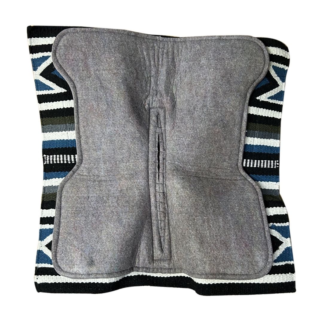 TuffRider Denim Chevron Western Saddle Pad