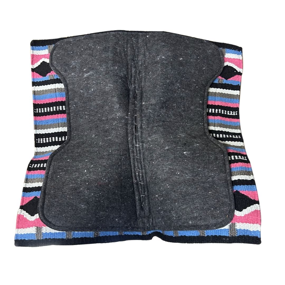 TuffRider Blush Stripe Western Saddle Pad