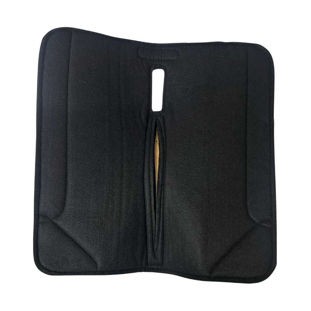 TuffRider Filigree Black Polyester Felt Pad-1"