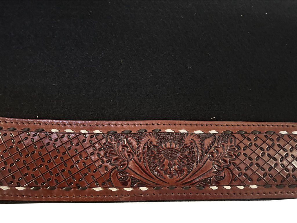 TuffRider Grand Floral Polyester Felt Pad-1"