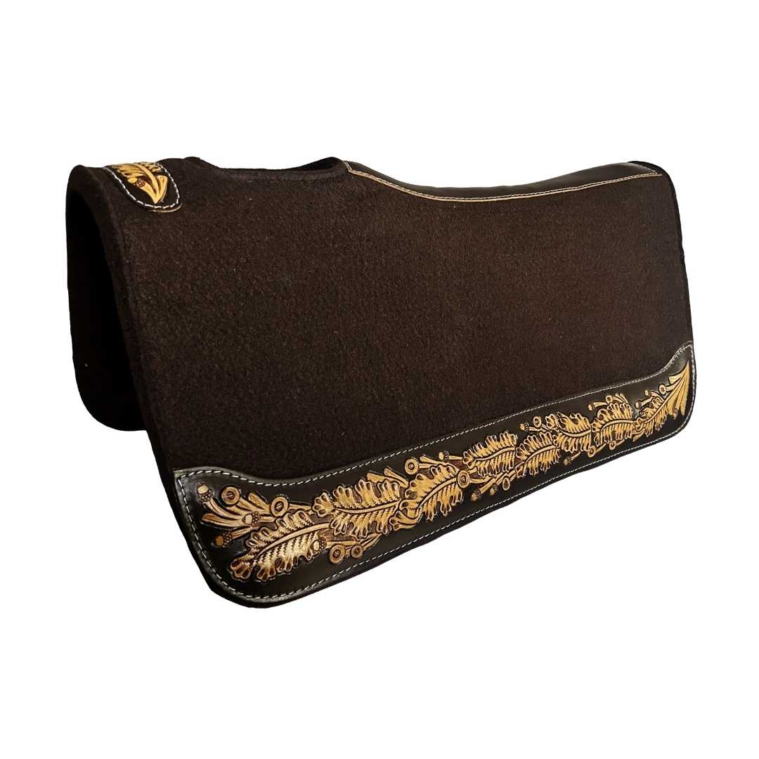 TuffRider Imperial Gold Polyester Felt Saddle Pad-1"