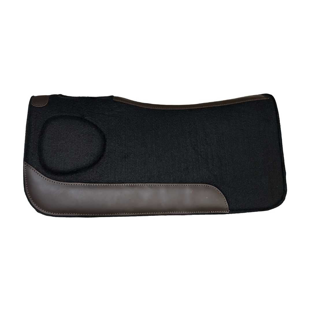 TuffRider Zenith Ease Black Polyester Felt Saddle Pad-3/4"