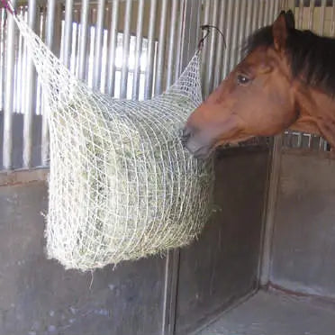 Freedom Feeder Extended Day Net - Slow Feed Hay Net - 2 String Bale - 3 Size Mesh Options