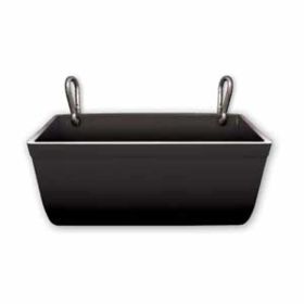Maxi-Lift: Black Medium Fence Feeder 5QT. 7/Cs