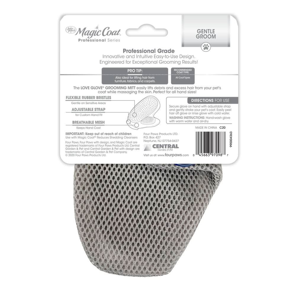 Four Paws Magic Coat® Professional Series Love Glove Dog Grooming Glove