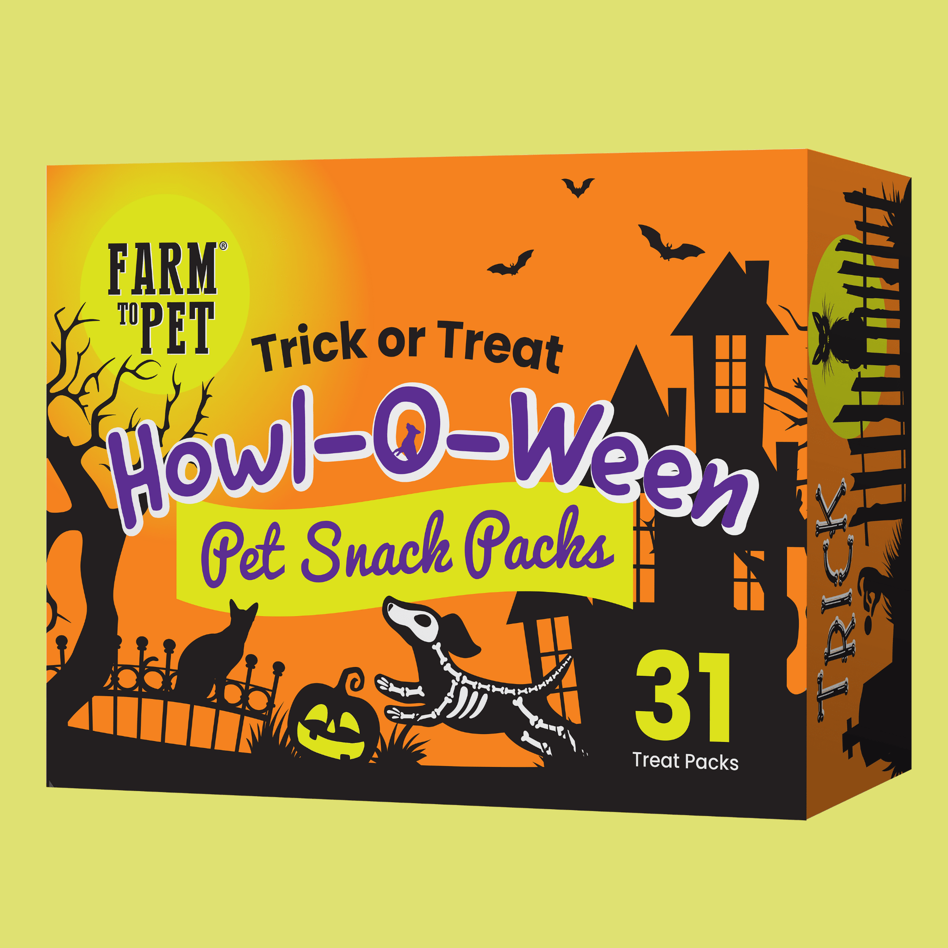 Halloween 31 Snack Pack Dog Treat Box